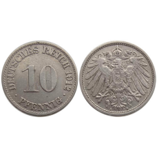 10 пфеннігів 1912 A - Німеччина