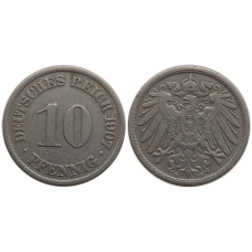 10 пфеннігів 1907 A - Німеччина