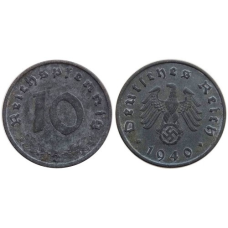 Німеччина 10 Рейхспфеннігів 1940 A