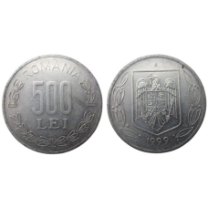 Монета 500 лей. 1999 рік Румунія. (Г)