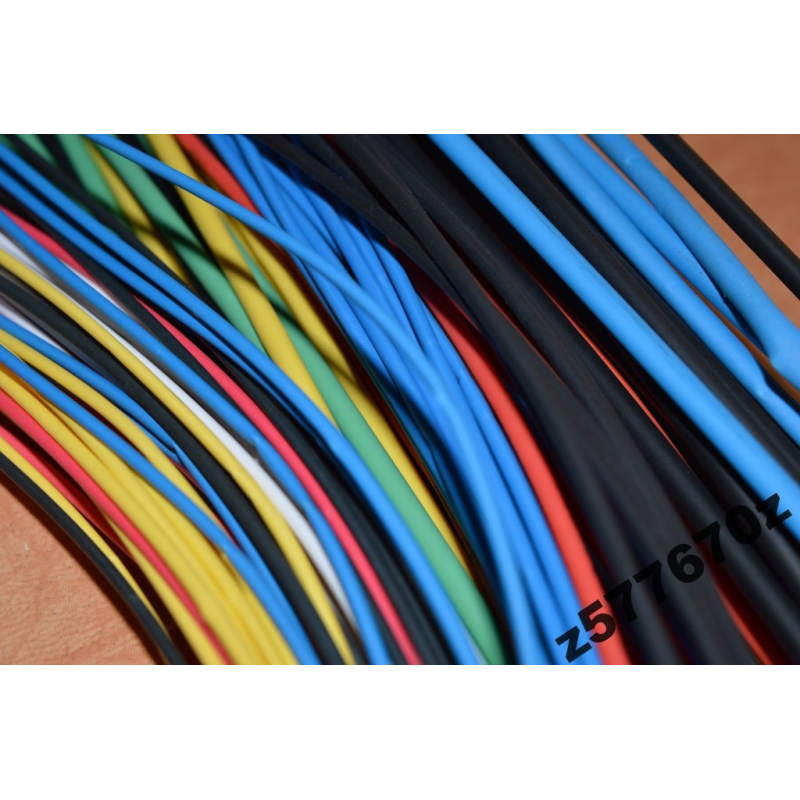 Термоусадочна трубка 2,0 мм (до 1,0 мм)Зелена.1м