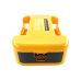 Адаптер зарядного пристрою USB для літій-іонного акумулятора Dewalt 18 В 20 В з USB та швидкою зарядкою Type C Жовтий Адаптер зарядного пристрою USB для літій-іонного акумулятора Dewalt 18 В 20 В з USB та швидкою зарядкою Type C Жовтий