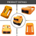 Адаптер зарядного пристрою USB для літій-іонного акумулятора Dewalt 18 В 20 В з USB та швидкою зарядкою Type C Жовтий Адаптер зарядного пристрою USB для літій-іонного акумулятора Dewalt 18 В 20 В з USB та швидкою зарядкою Type C Жовтий