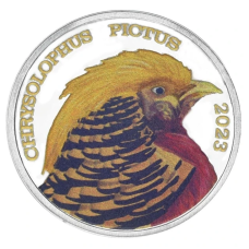 Нью Провіденс 3 долари 2023 UNC Птах - Золотий фазан