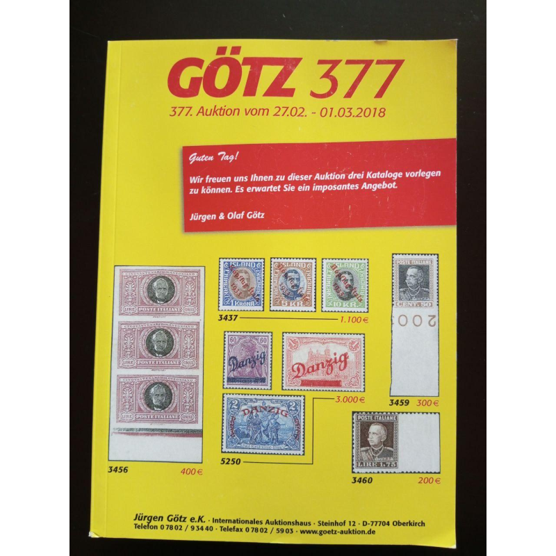 Каталог Аукційний.377 (КА1-18) Каталог Аукційний.377 (КА1-18)