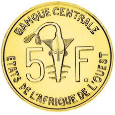 Західна Африка 5 франків 2011 UNC