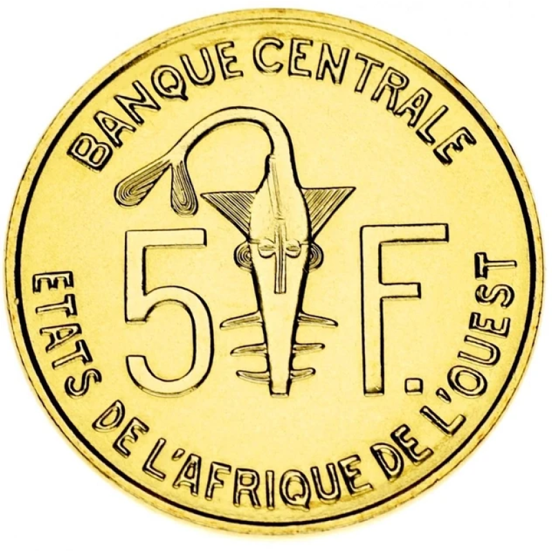 Західна Африка 5 франків 2011 UNC Західна Африка 5 франків 2011 UNC