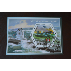 Чад. Транспорт. Марки. Техніка. Блок. 2014 рік (Б-5)