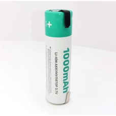 Акум. Arexes 18650 3.7v 1000mah з контактами для паяння