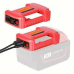 Адаптер для батарей Mil.wauke 18V з USB та PD Type-C зарядкою - Швидке живлення для літійних батарей 18V MAX (Тільки адаптер) Адаптер для батарей Mil.wauke 18V з USB та PD Type-C зарядкою - Швидке живлення для літійних батарей 18V MAX (Тільки адаптер)