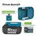 Адаптер для батарей Makita 18V з USB та PD Type-C зарядкою - Швидке живлення для літійних батарей 18V MAX (Тільки адаптер) Адаптер для батарей Makita 18V з USB та PD Type-C зарядкою - Швидке живлення для літійних батарей 18V MAX (Тільки адаптер)