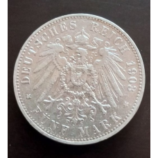 5 Марок 1903 Вільгельм ІІ, Пруссія / Пруссия