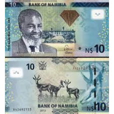 Намибия / Namibia 10 dollars 2013 Pick 11b UNC