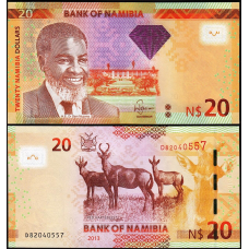 Намібія/Namibia 20 dollars 2013 Pick 12b UNC