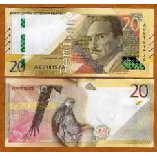 Перу / Peru 20 Soles 2019(2022) Pick NEW UNC