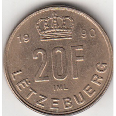 Монета Люксембург 2024, 1990. (АЗ)