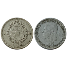 1 крона 1946 Швеція — срібло