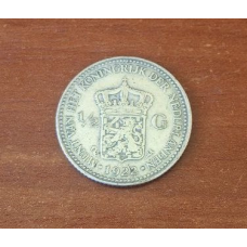 Нідерланди 1/2 Гульдена 1922 рік Срібло 4-я Королева Афінина