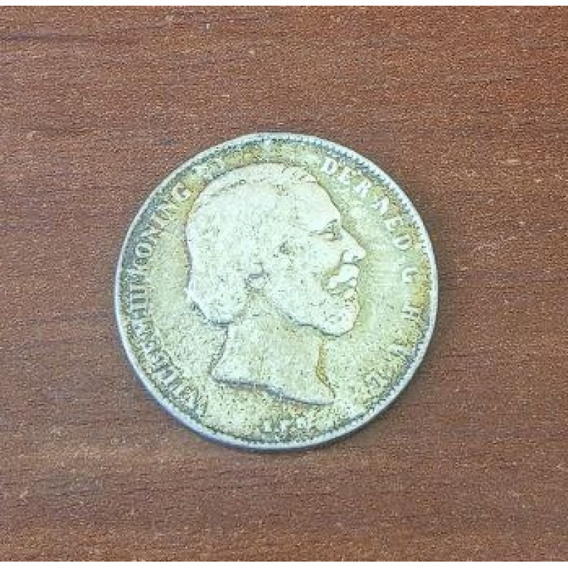 Нідерланди 1/2 гульдена 1863 г срібло. Нідерланди 1/2 гульдена 1863 г срібло.