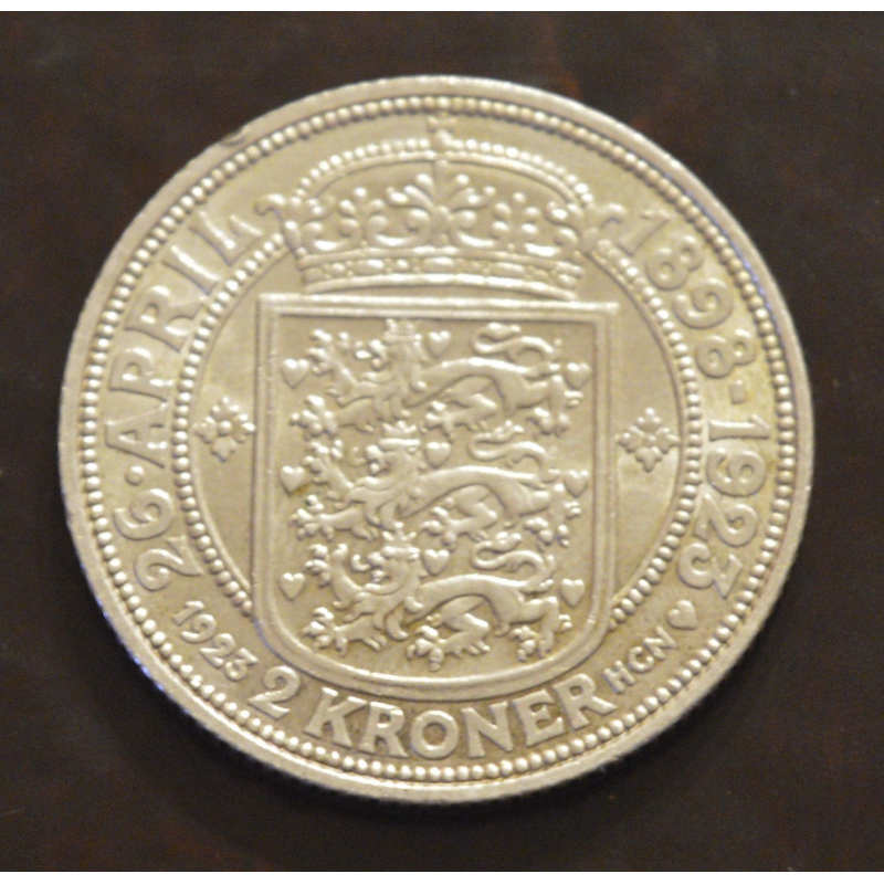 Данія 2 крони 1923 г (Срібло) 5 Данія 2 крони 1923 г (Срібло) 5