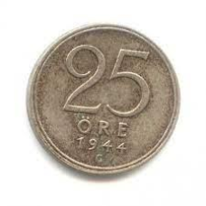 Швеція 25 ере 1944 рік (срібло)