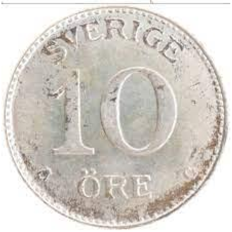 Швеція 10 ере 1941 рік (срібло)