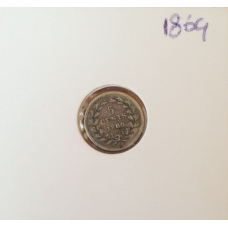 Нідерланди 5 млн 1869 р., “Король Віллем III (1849-1890) (в холдері)