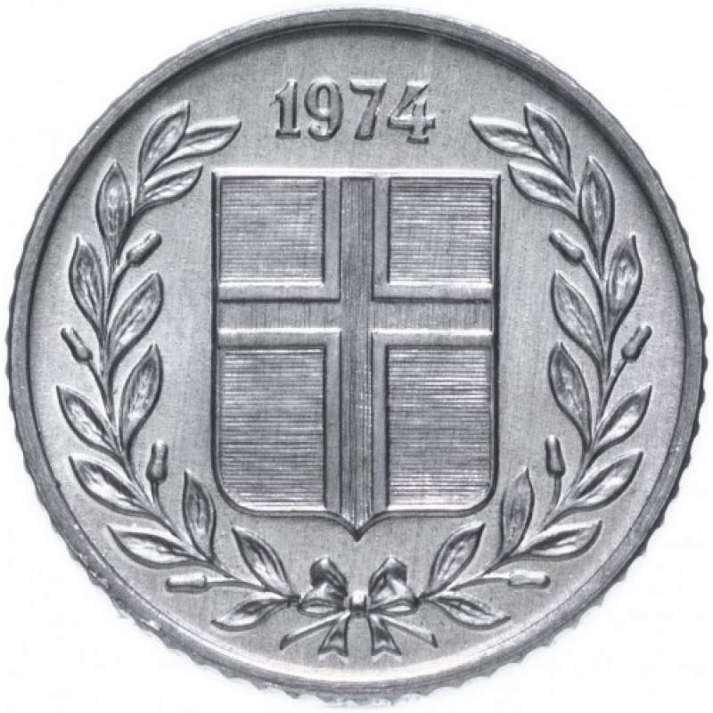 Ісландія 10 аурар 1974