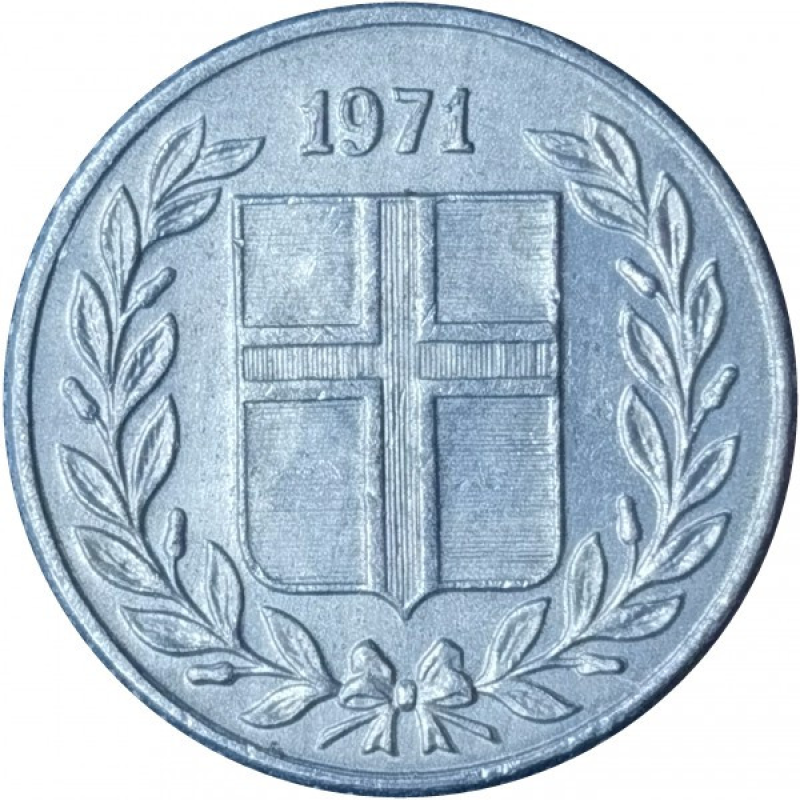 Ісландія 10 аурар 1971