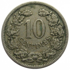 Люксембург 10 сантімів, 1901
