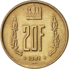 Монета 20 прототипів. 1980 рік, Люксембург.(АЗ)