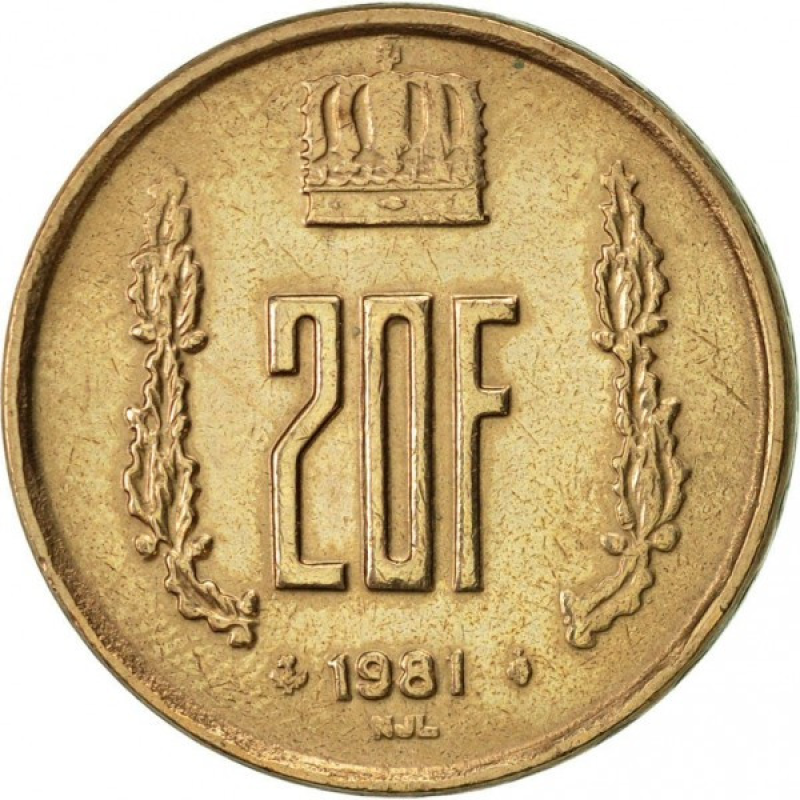 Монета 20 прототипів. 1980 рік, Люксембург.(АЗ) Монета 20 прототипів. 1980 рік, Люксембург.(АЗ)