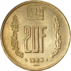 Монета 20 прототипів. 1983 рік, Люксембург.
