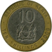 10 шиллингов 2005-2009, Кения 10 шиллингов 2005-2009, Кения