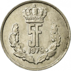 Монета 5гладів. 1979 рік, Люксембург