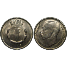 Монета 1глад. 1968 рік, Люксембург.
