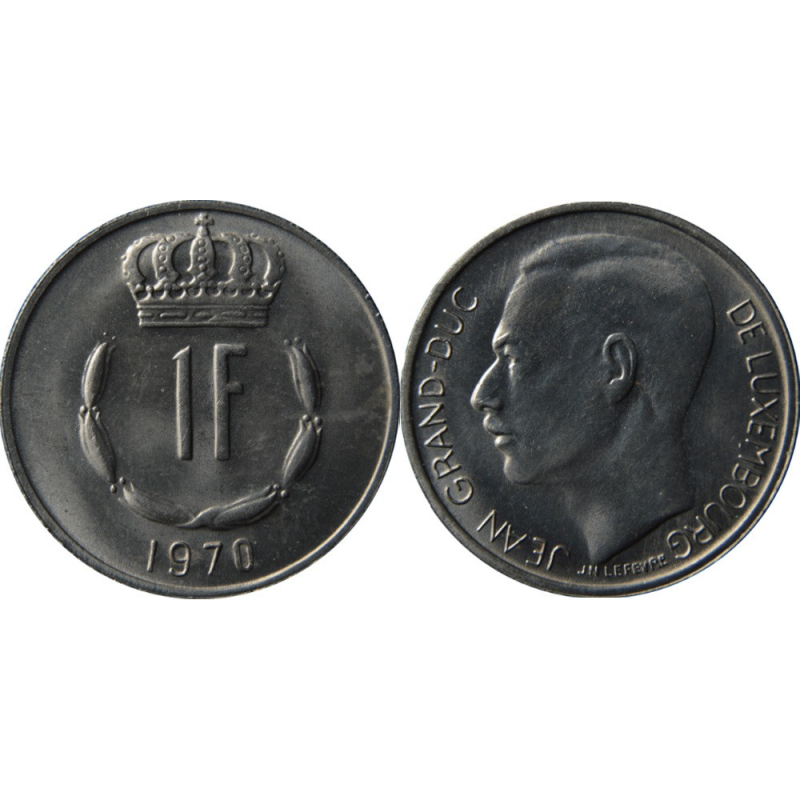 Монета 1глад. 1970 рік, Люксембург. Монета 1глад. 1970 рік, Люксембург.
