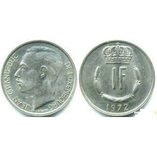 Монета 1глад. 1972 рік, Люксембург.