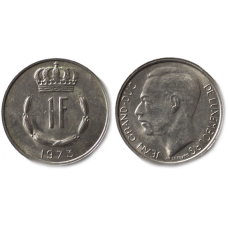 Монета 1глад. 1972 рік, Люксембург.