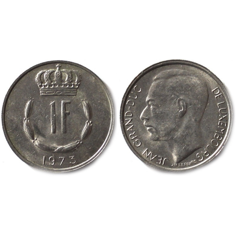 Монета 1глад. 1972 рік, Люксембург.