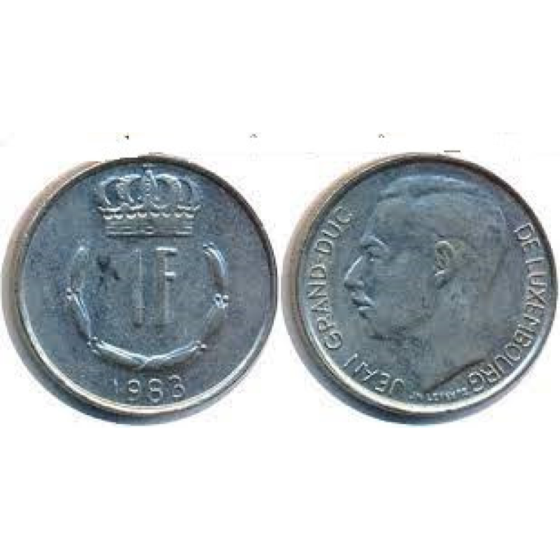 Монета 1глад. 1983 рік, Люксембург.