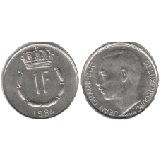 Монета 1глад. 1984 рік, Люксембург.