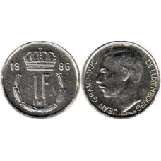 Монета 1глад. 1986 рік, Люксембург.