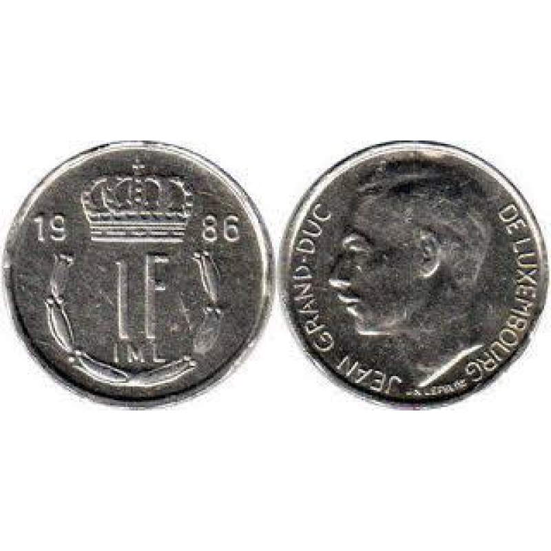 Монета 1глад. 1986 рік, Люксембург. Монета 1глад. 1986 рік, Люксембург.