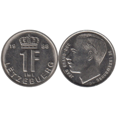 Монета 1глад. 1988 рік, Люксембург.