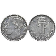 Монета 1глад. 1990 рік, Люксембург.