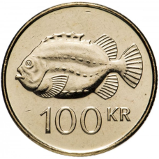 Ісландія 100 крон, 1995-2011