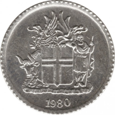 Монета 1 крона Ісландії 1978