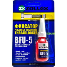Фіксатор різі Zollex Threadlocker синій для розбірних з“єднань BFU-5/15023 50г