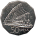 50 центов 1990-2006 - Елизавета II, Фиджи